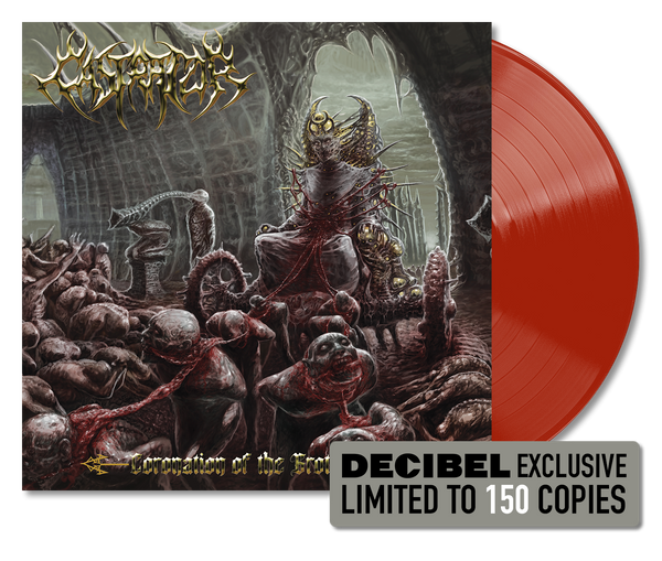 CASTRATOR - CORONATION OF THE GROTESQUE (DECIBEL EXCLUSIVE TRANSLUCENT BLOOD RED VINYL)