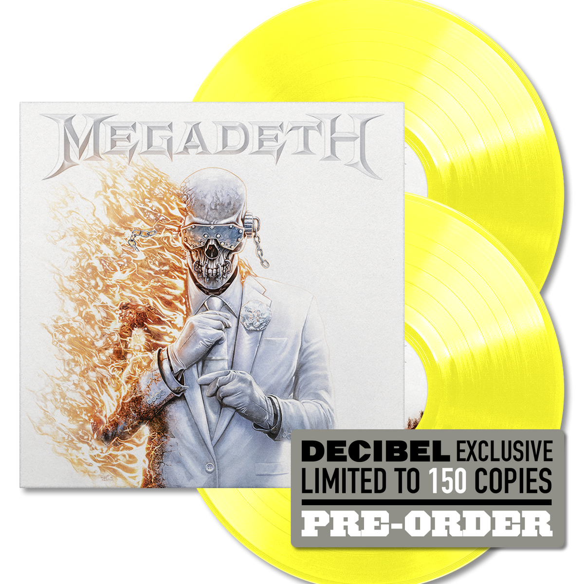 MEGADETH - MEGADETH [RADIOACTIVE/FLORESCENT YELLOW COLORED VINYL