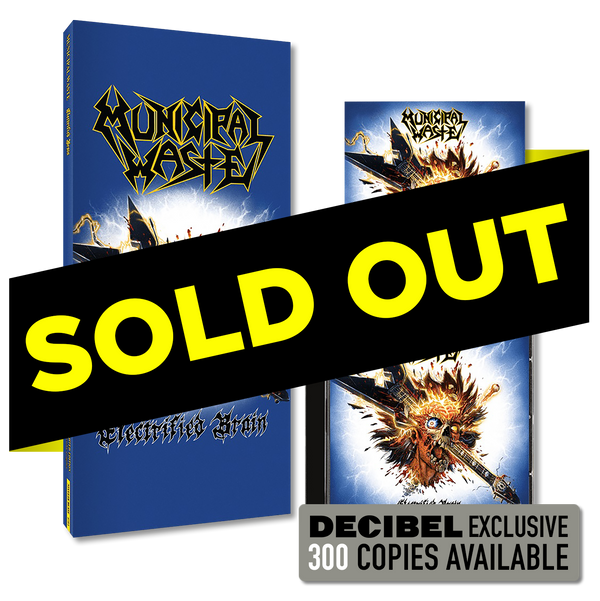 Municipal Waste - Electrified Brain Limited Edition CD Longbox