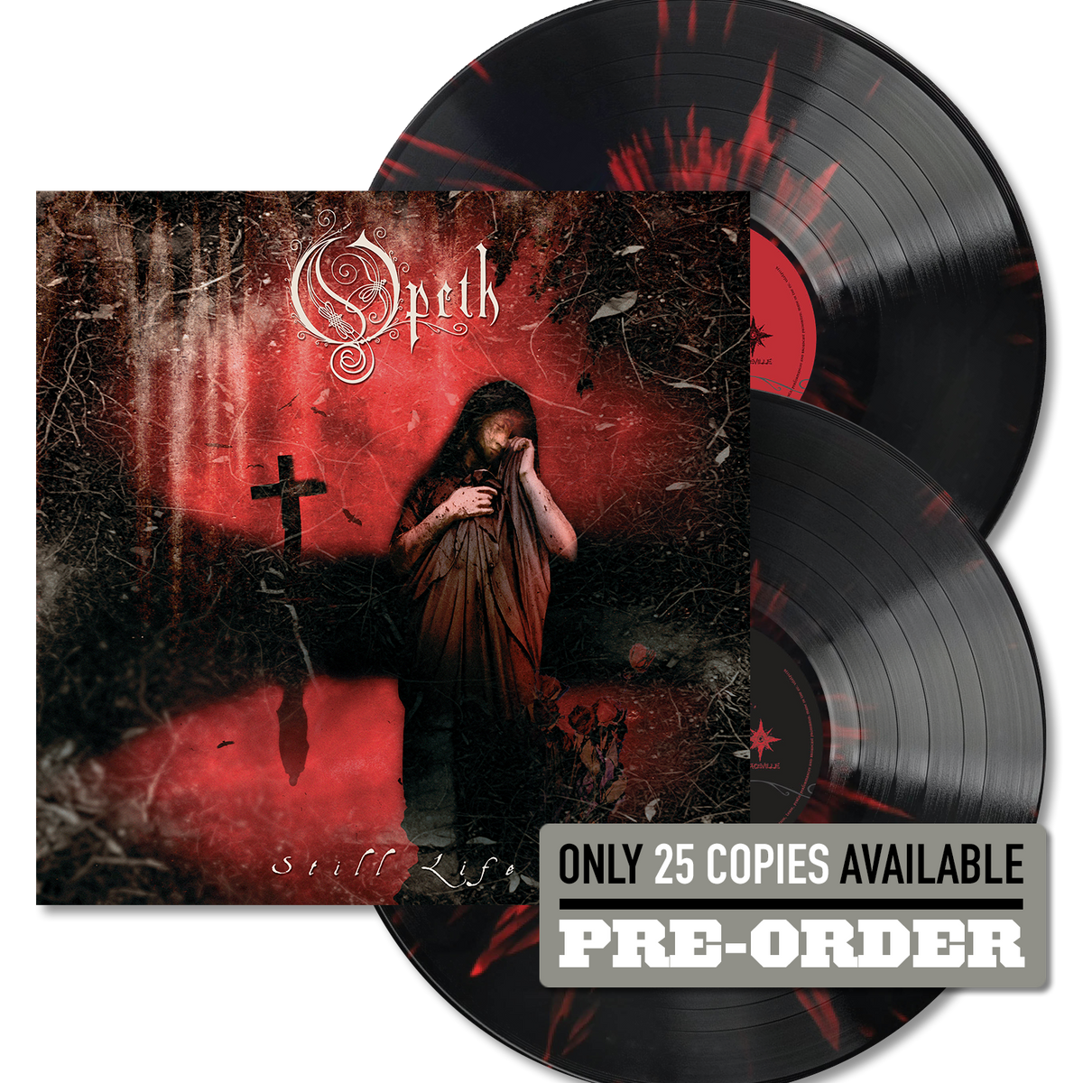 THE STILL LIFE 未開封レコード OPETH - STILL LIFE [BLACK/RED SPLATTER 25TH ANNIVERSARY 2xLP