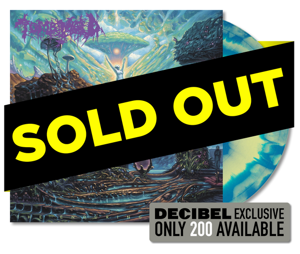 TOMB MOLD - THE ENDURING SPIRIT (DECIBEL EXCLUSIVE EASTER YELLOW / AQUA BLUE MERGE VINYL)