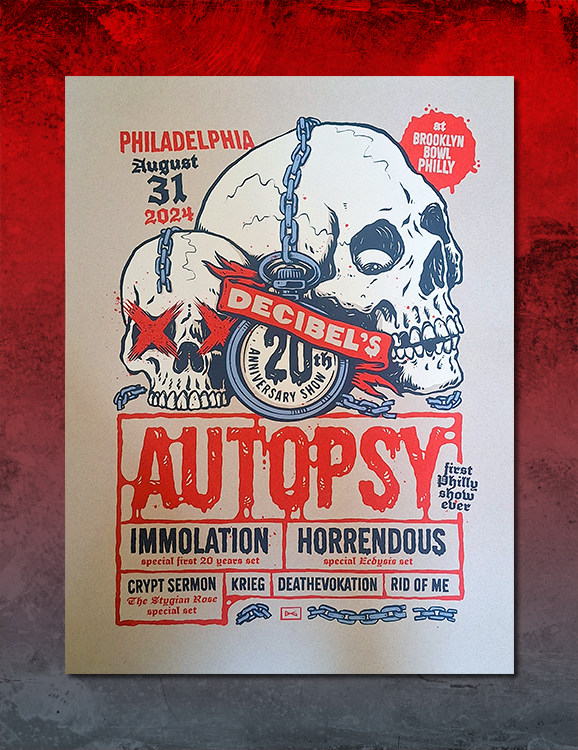 Decibel 20TH ANNIVERSARY SHOW POSTER