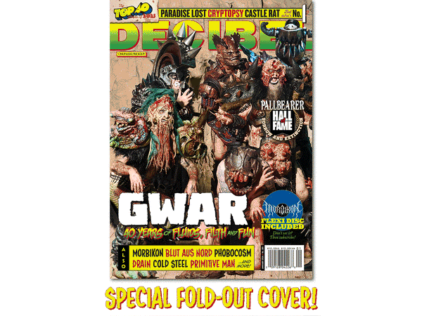 decibel magazine fold out cover animation