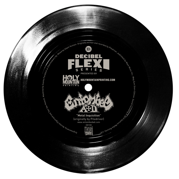 Entombed AD Flexi disc