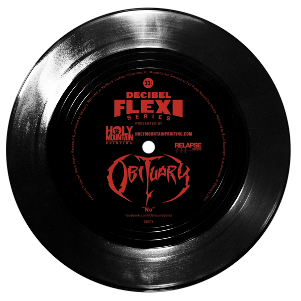OBITUARY flexi disc