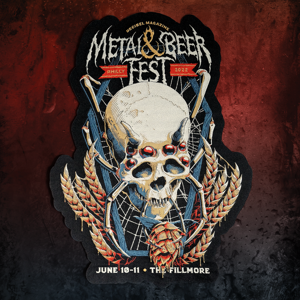 DECIBEL MAGAZINE METAL & BEER FEST: PHILLY 2022 OFFICIAL DELUXE PATCH
