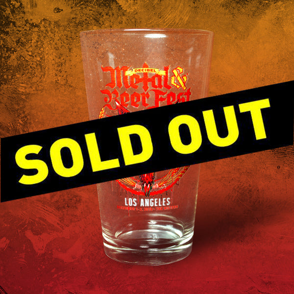 Decibel Metal & Beer Fest Los Angeles 2018 Pint Glass