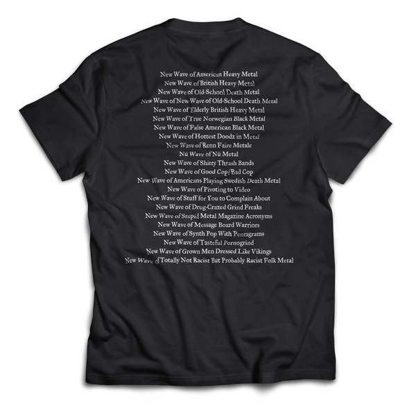 decibel new wave of shirt back