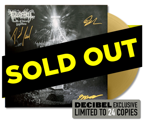 Full of Hell - Garden Of Burning Apparitions DECIBEL EXCLUSIVE GOLD TRANSLUCENT VINYL (AUTOGRAPHED)