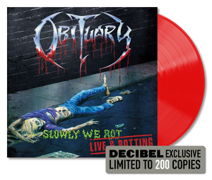 Obituary - Slowly We Rot: Live and Rotting DECIBEL-EXCLUSIVE BLOOD RED VINYL