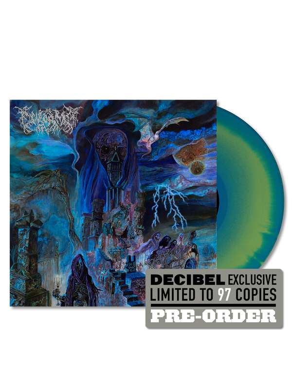 Worm - Bluenothing SWAMP GREEN AND BLUE OOZE COLORED VINYL