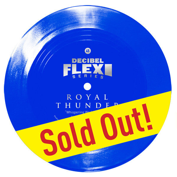 royal thunder flexi disc with sold out banner