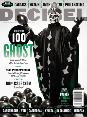 Decibel magazine cover with Ghost