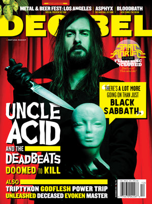Decibel Magazine cover featuring Uncle Acid and the Deadbeats