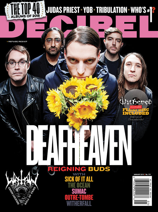 Decibel Magazine cover featuring Deafheaven
