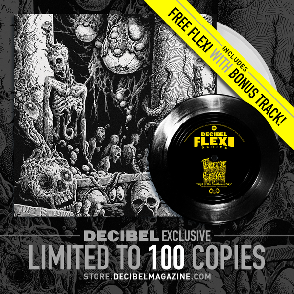 TERROR CORPSE - ASH ECLIPSES FLESH [DECIBEL EXCLUSIVE GHOSTLY WHITE COLORED VINYL]