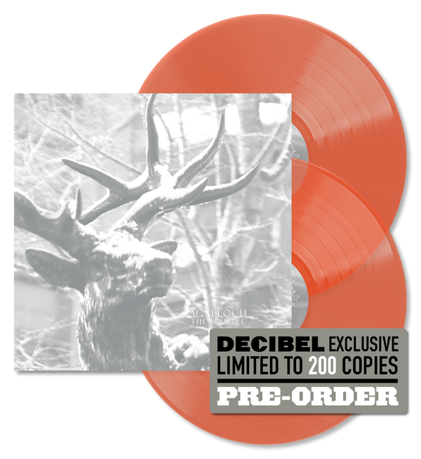 AGALLOCH - THE MANTLE (DECIBEL EXCLUSIVE TRANSLUCENT ORANGE VINYL) PREORDER