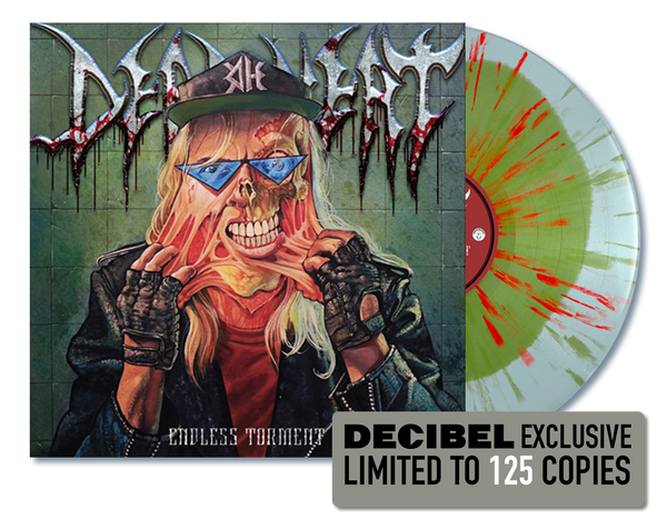 DEAD HEAT - ENDLESS TORMENT EP CLEAR GREEN INSIDE ULTRA CLEAR W/ CLEAR GREEN & SOLID RED SPATTER COLORED VINYL