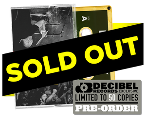 Limited edition cassette tape of Deadguy's 'Buyer's Remorse' live from the Decibel Magazine Metal & Beer Fest, with artwork on the cover and a 'Pre-Order' label.