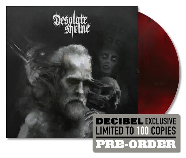 Desolate Shrine - Fires of the Dying World DECIBEL EXCLUSIVE BLOOD RED GALAXY VINYL