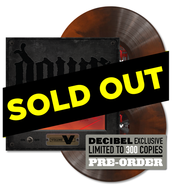 DOWN - VOLUME V  (DECIBEL EXCLUSIVE EMBOSSED COVER, ORANGE & BLACK GALAXY COLORED DOUBLE VINYL)