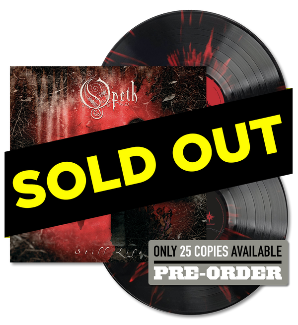 OPETH - STILL LIFE [BLACK/RED SPLATTER 25TH ANNIVERSARY 2xLP] PREORDER