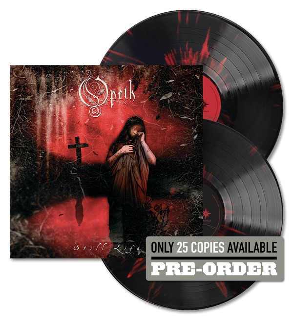 OPETH - STILL LIFE [BLACK/RED SPLATTER 25TH ANNIVERSARY 2xLP] PREORDER