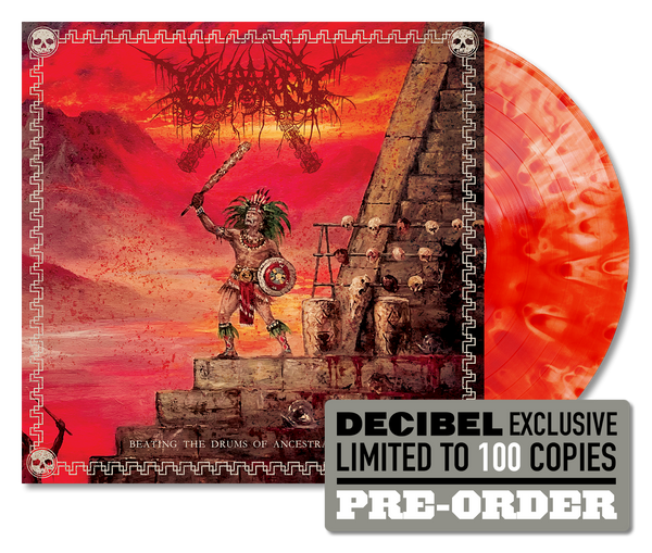 TZOMPANTLI - BEATING THE DRUMS OF ANCESTRAL FORCE (DECIBEL EXCLUSIVE BLOOD RED STAIN VINYL) PREORDER