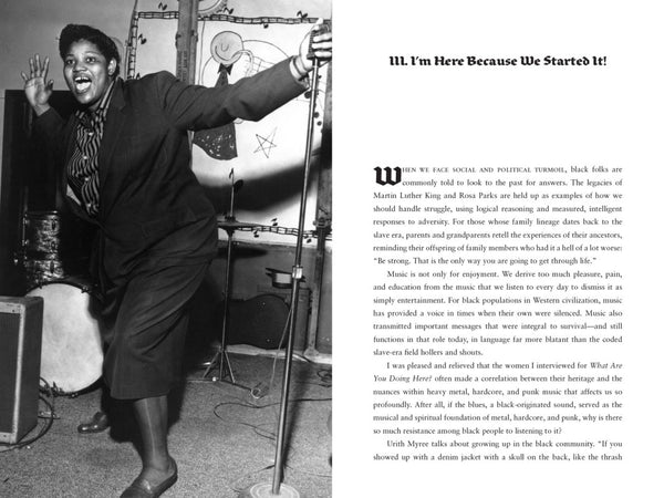 WHAT ARE YOU DOING HERE?: A Black Woman’s Life and Liberation in Heavy Metal, by Laina Dawes