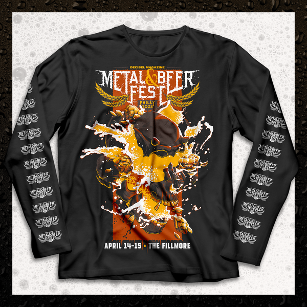 2023 Metal & Beer Fest Philly Long-Sleeve T-Shirt