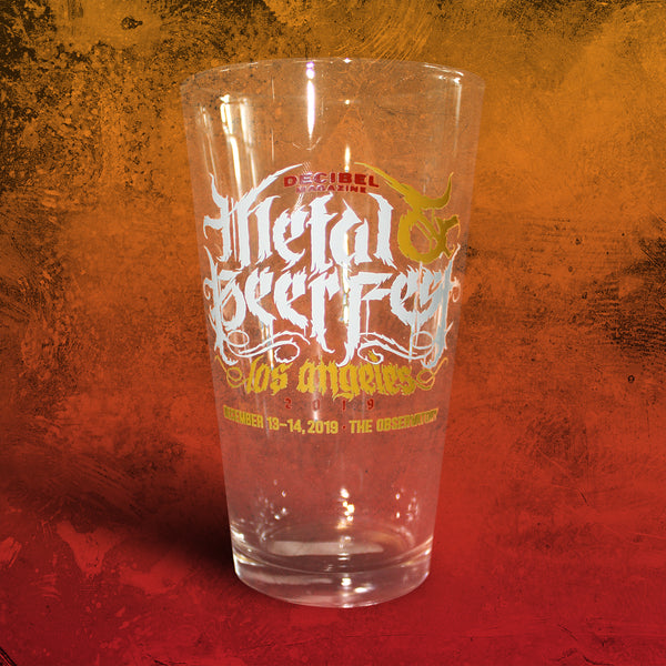 Decibel Metal & Beer Fest Los Angeles 2019 Pint Glass