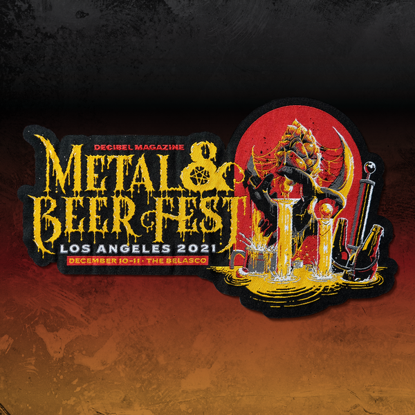 Decibel Metal & Beer Fest Los Angeles 2021 Official Deluxe Patch