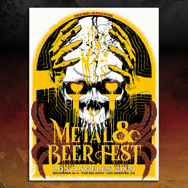 Decibel Metal & Beer Fest Los Angeles 2021 Official Show Poster