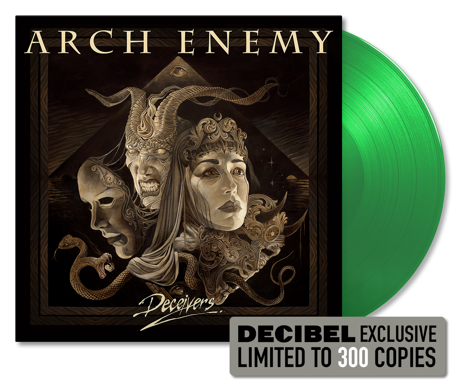 Arch Enemy - Deceivers DECIBEL EXCLUSIVE TRANSLUCENT EMERALD