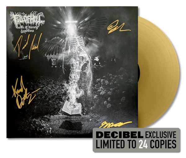 Full of Hell - Garden Of Burning Apparitions DECIBEL EXCLUSIVE GOLD TRANSLUCENT VINYL (AUTOGRAPHED)