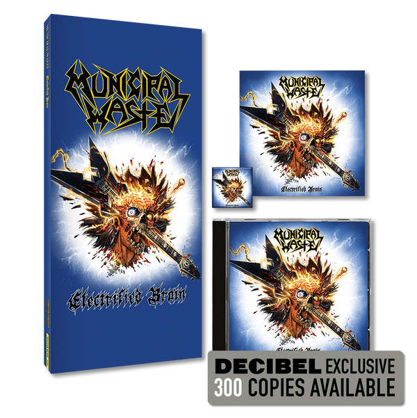 Municipal Waste - Electrified Brain Limited Edition CD Longbox