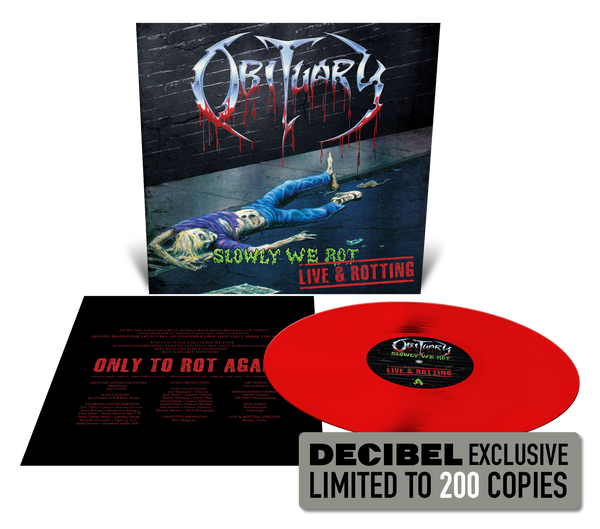 Obituary - Slowly We Rot: Live and Rotting DECIBEL-EXCLUSIVE BLOOD RED VINYL