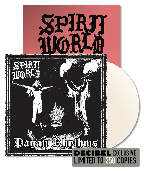 SpiritWorld – Pagan Rhythms reissue DECIBEL EXCLUSIVE RITUAL HUMAN SACRIFICE BONE VINYL
