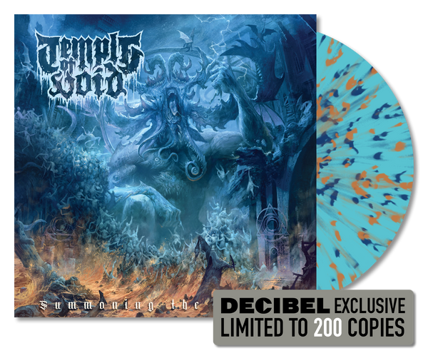 Temple of Void - Summoning the Slayer DECIBEL EXCLUSIVE ELECTRIC BLUE WITH SPLATTER VINYL