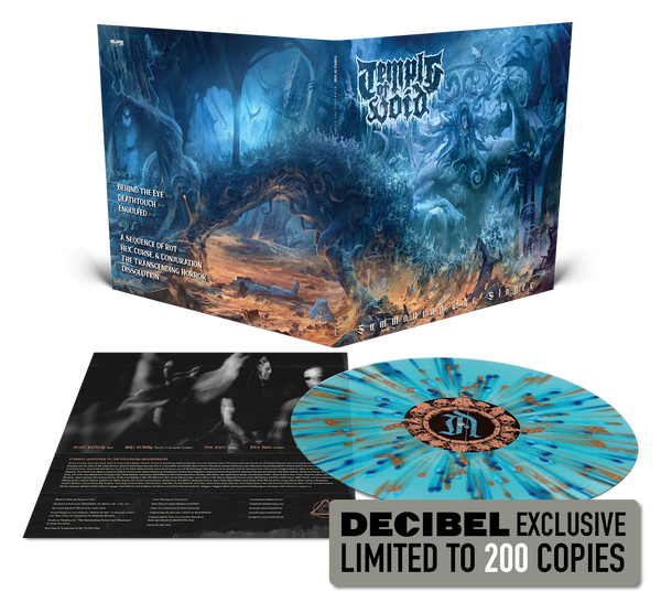 Temple of Void - Summoning the Slayer DECIBEL EXCLUSIVE ELECTRIC BLUE WITH SPLATTER VINYL