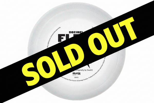 Revocation flexi disc with sold-out banner