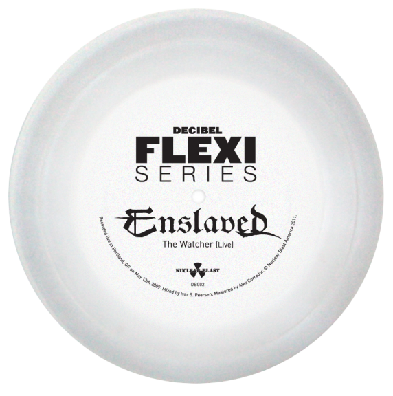 Decibel flexi series Enslaved flexi disc